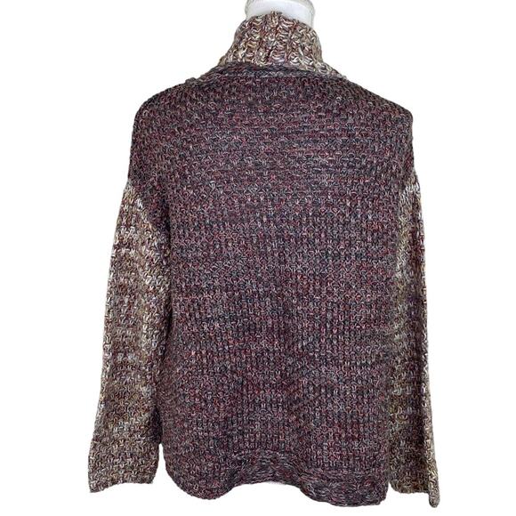 Anthropologie MOTH Women's Open Front Cardigan Sweater Gray Size S Wool Blend - Picture 3 of 8